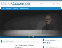 Tablet Screenshot of davidcooperrider.com